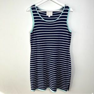 STS Sail to Sable Striped Dress Blue White Size Medium